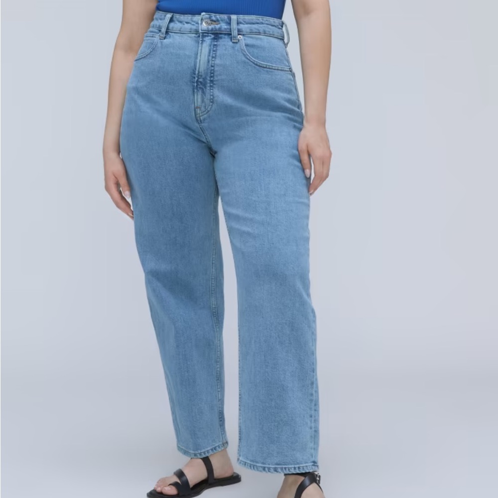 Everlane Curvy Way High Jeans Light Indigo 25